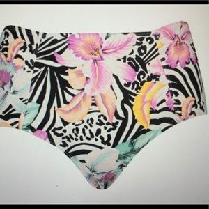 2 High waisted control top bikini